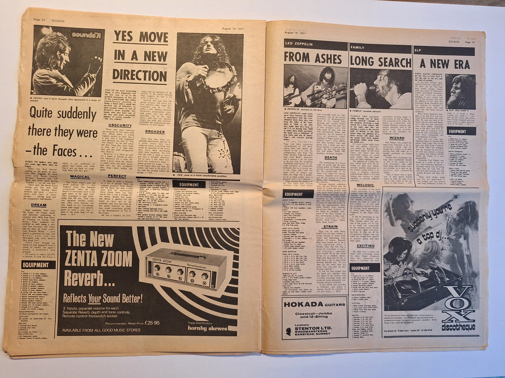 Magazine – Jethro Tull Special, 14 Aug 1971, UK, 36 pages