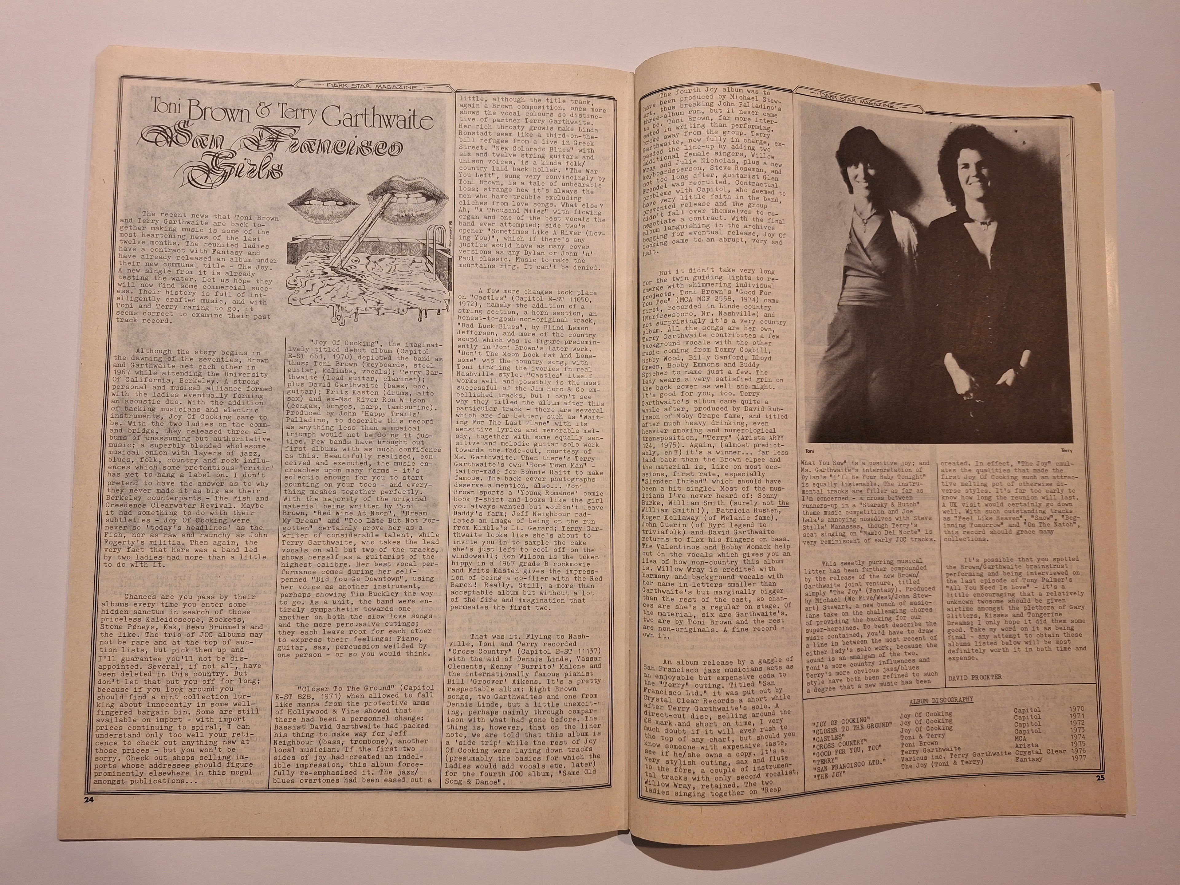 Darkstar Magazine – Original Music Fanzine from 1978