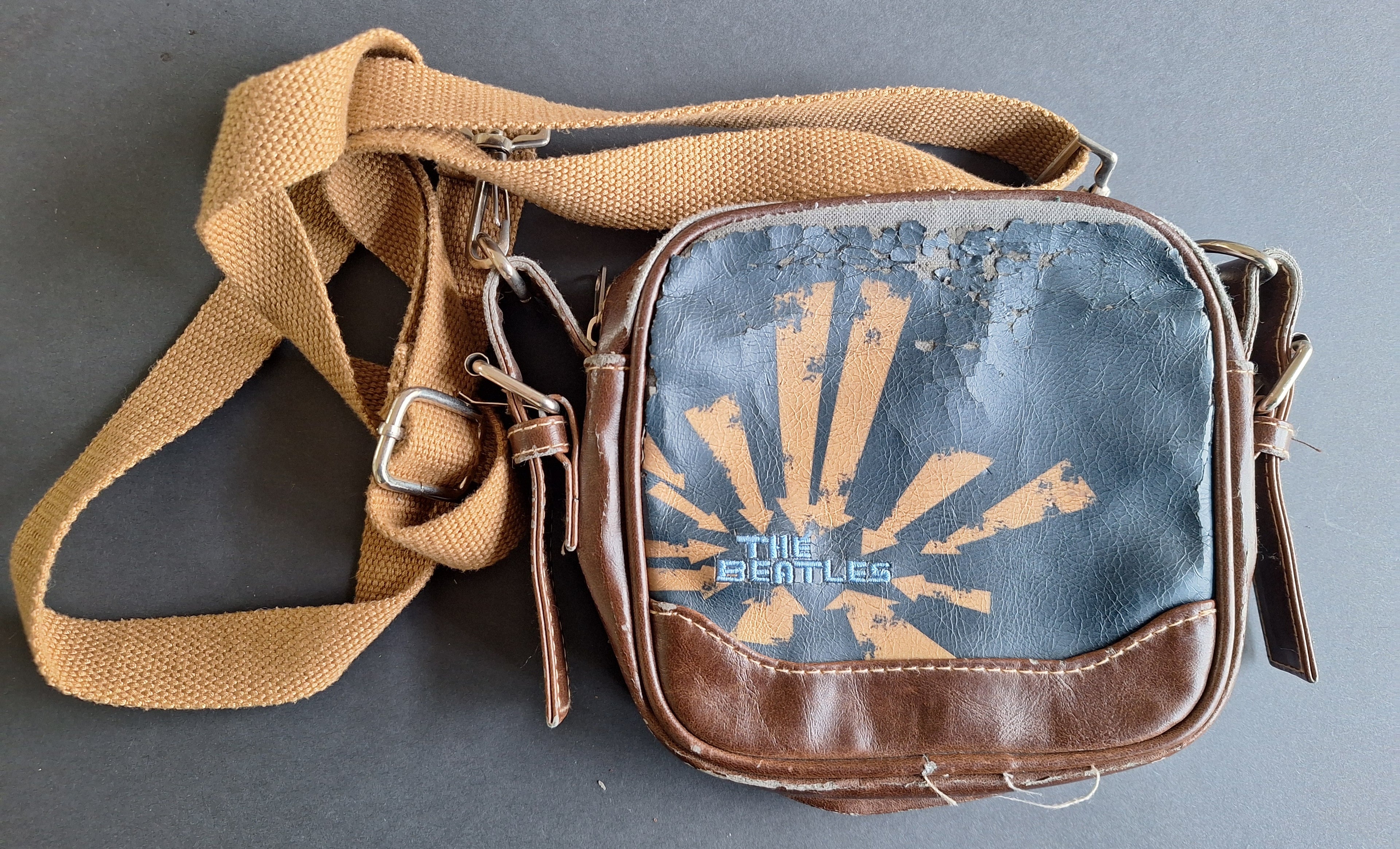 The Beatles Small Shoulder Bag (Brown) | Unique Collector's Item [Vintage]