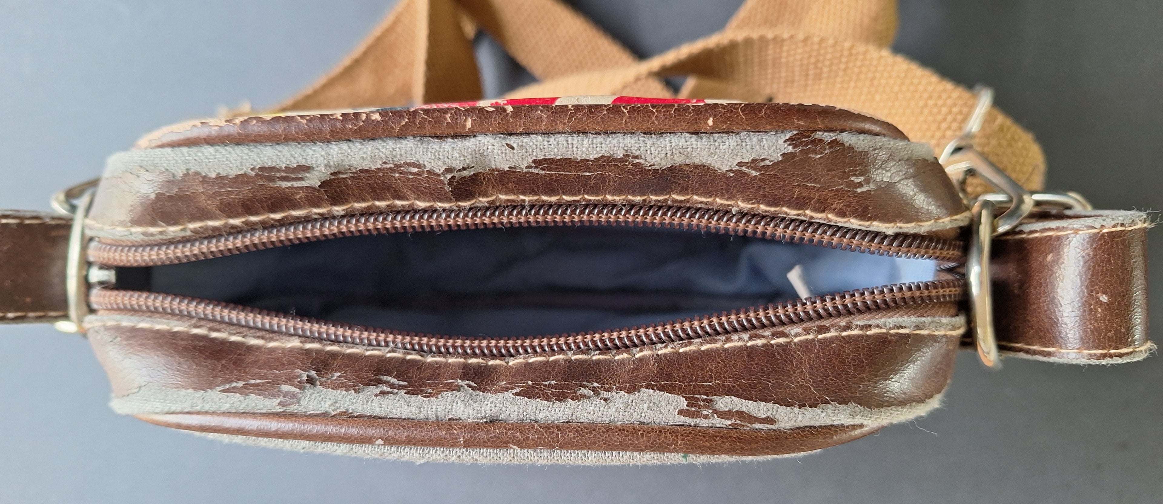 The Beatles Small Shoulder Bag (Brown) | Unique Collector's Item [Vintage]