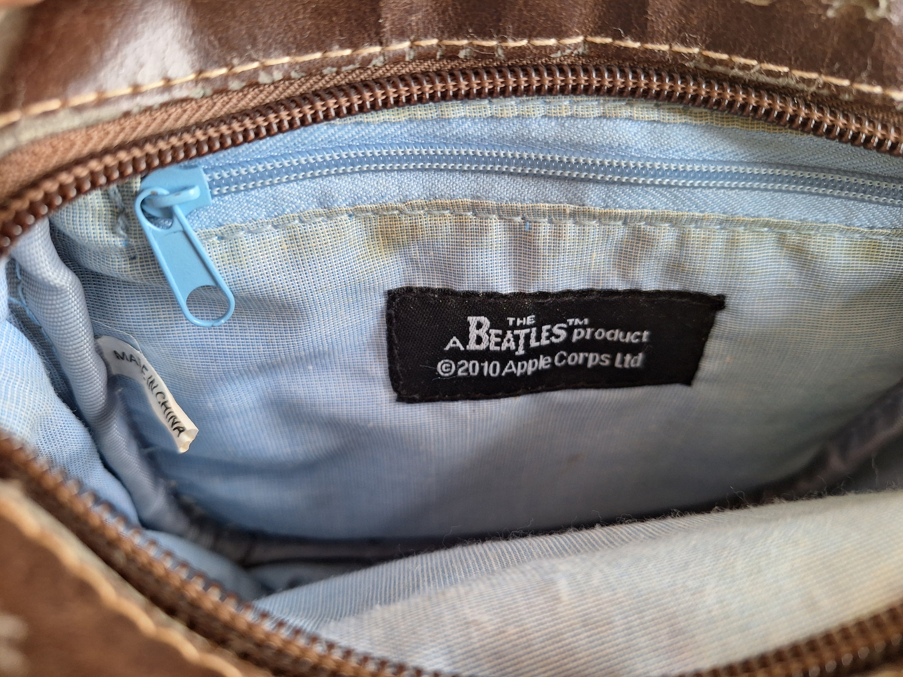 The Beatles Small Shoulder Bag (Brown) | Unique Collector's Item [Vintage]