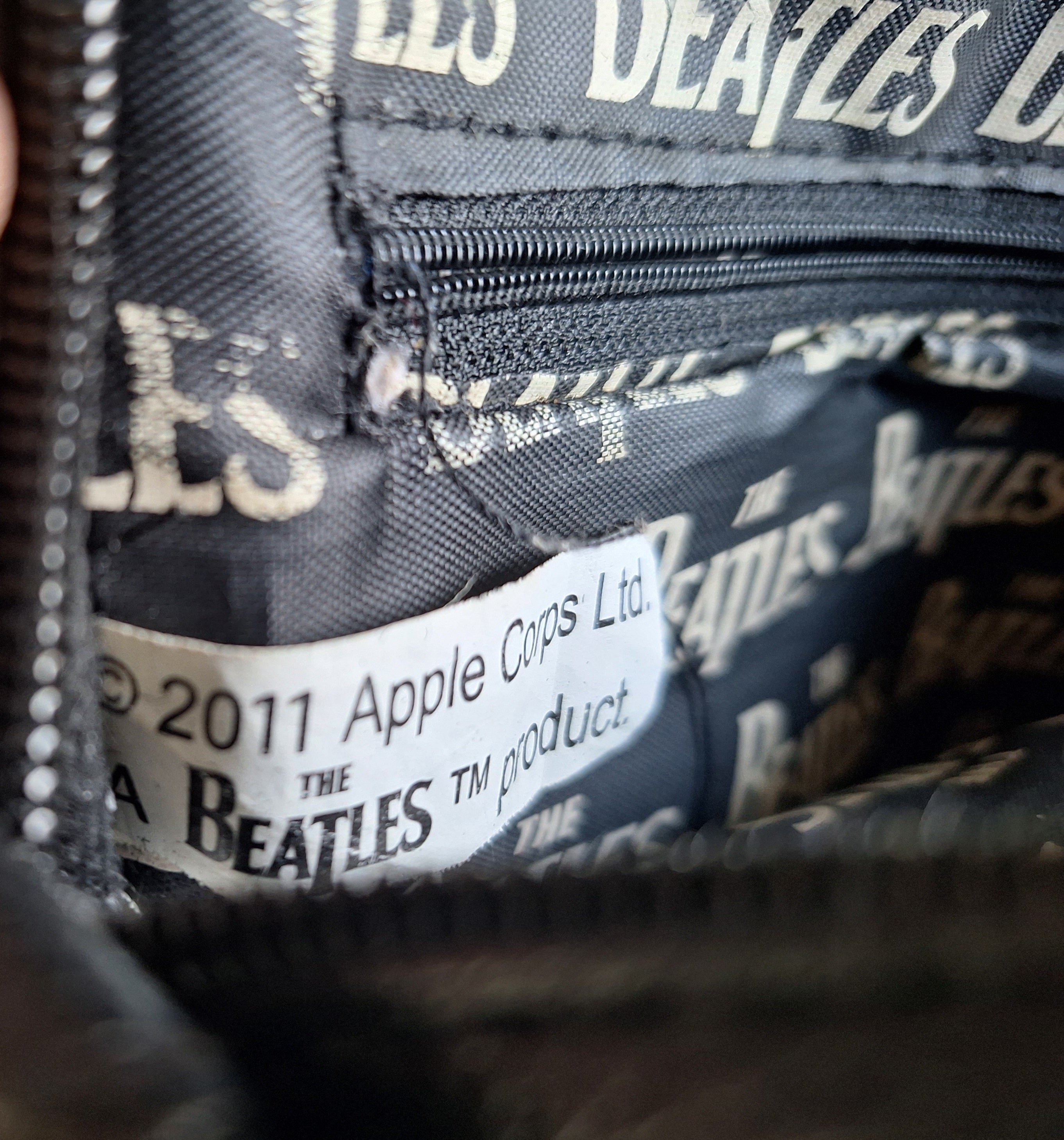 The Beatles Shoulder Bag (Black) | Band Bag | Apple Corps 2011