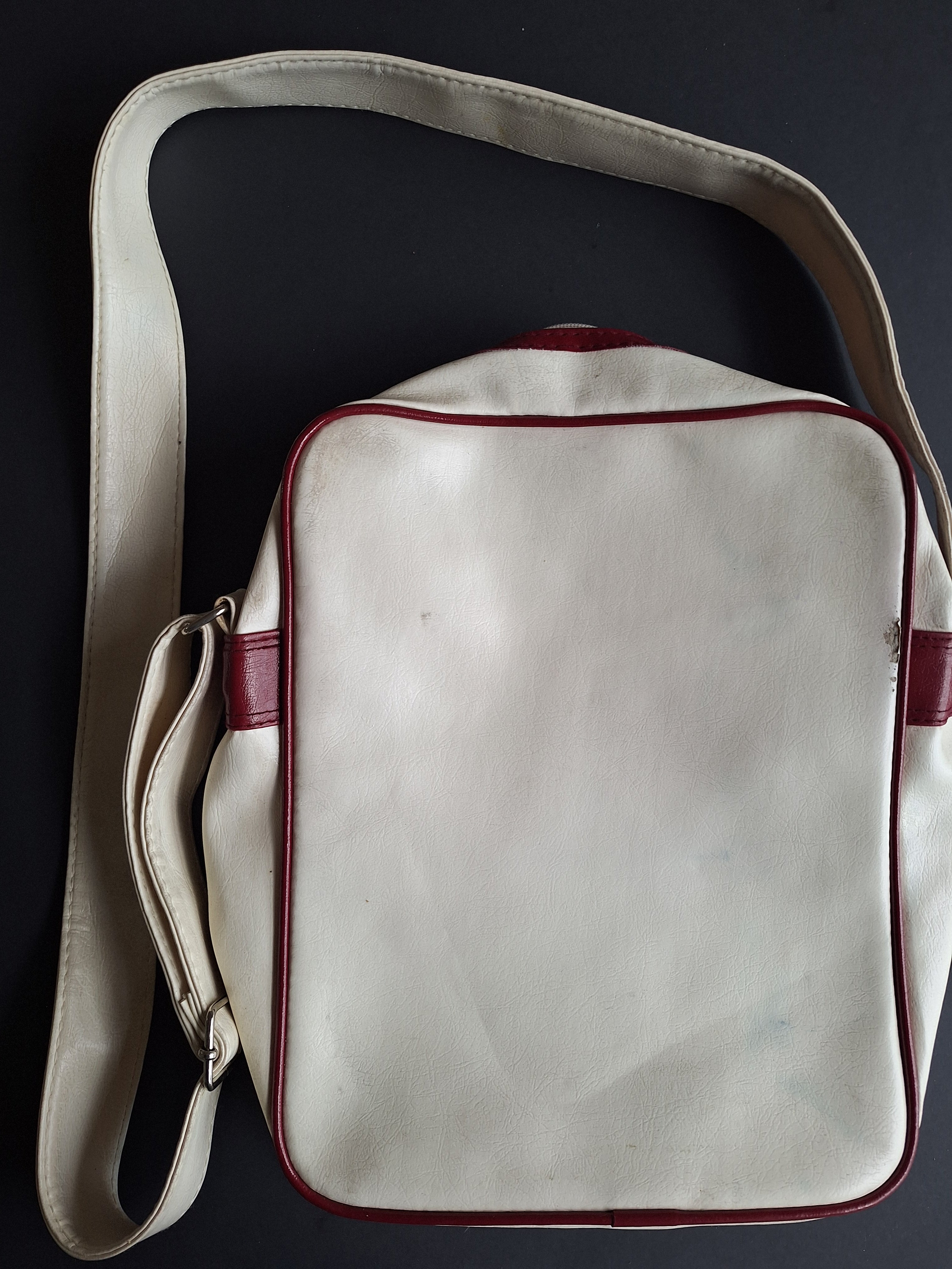 The Beatles Shoulder Bag (White with Bordeaux Red Trim) | Apple Corps 1993