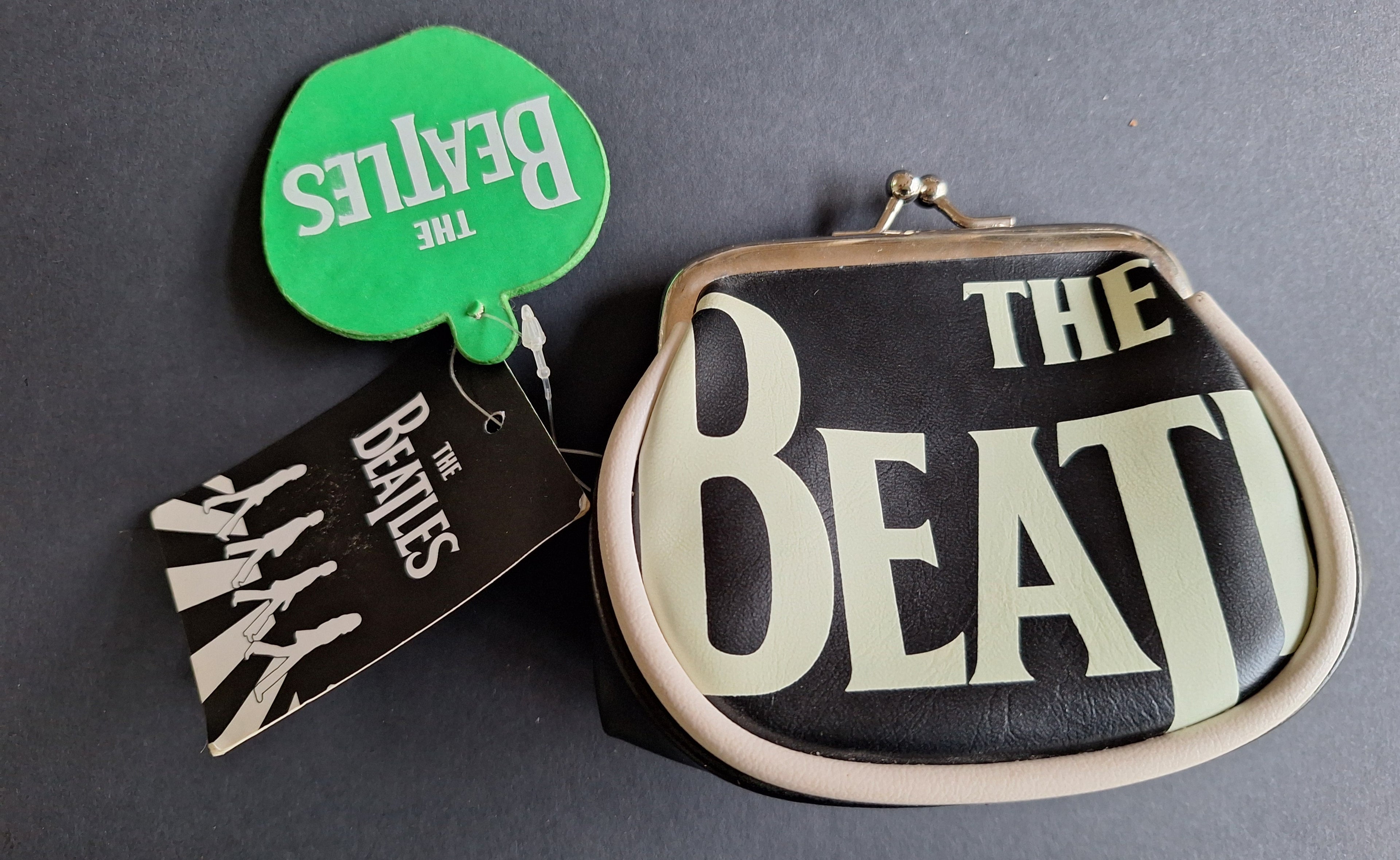 The Beatles Small Wallet (Black with White Trim) | Abbey Road