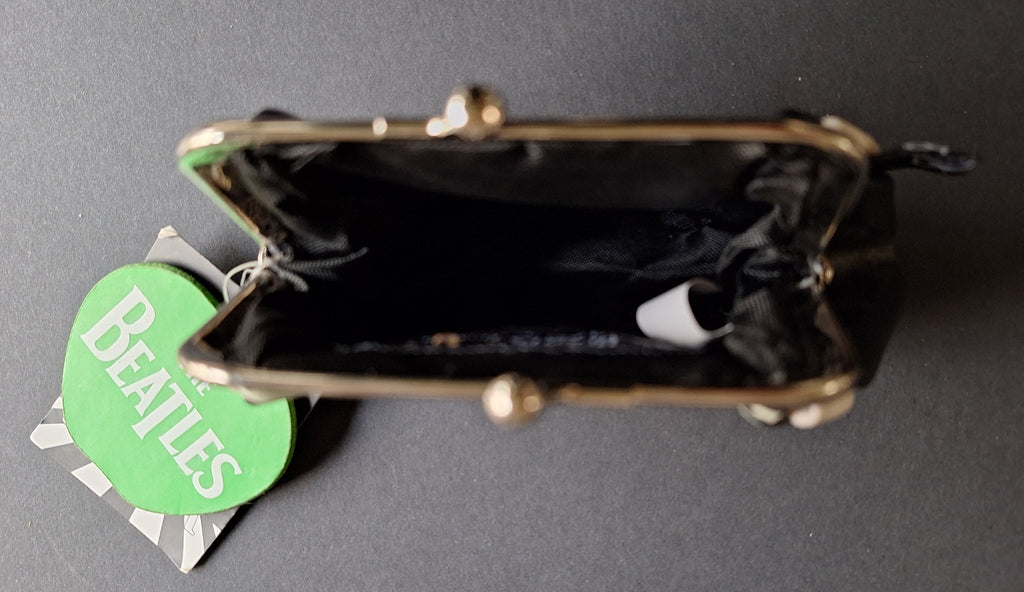 The Beatles Small Wallet (Black with White Trim) | Abbey Road