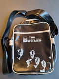The Beatles Shoulder Bag (Black with White Trim) | Retro Band Bag