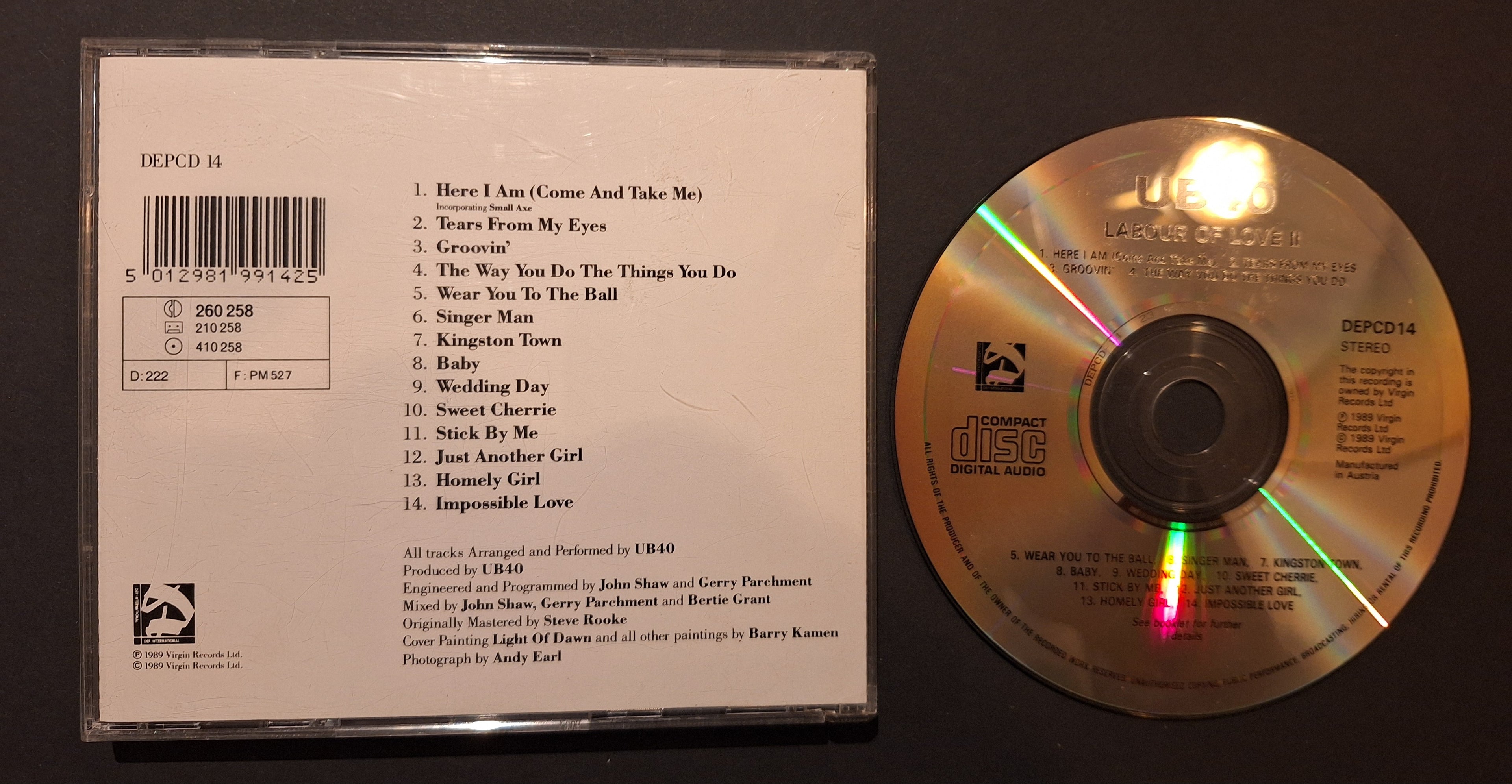CD - UB40 – Labour of Love II [Vintage]