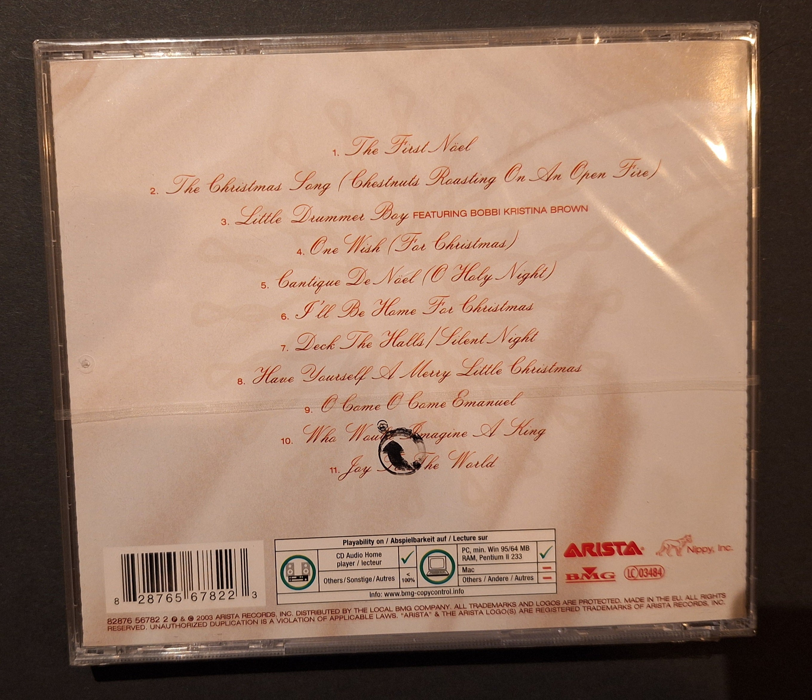 CD - Whitney Houston – One Wish: The Holiday Album (NEW / SEALED)
