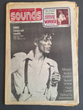 MUSIC POP NEWSPAPER – Sounds 16 Nov 1974 – David Bowie / Stevie Wonder – Vintage