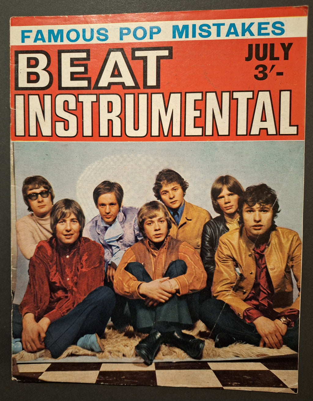 MUSIC POP MAGAZINE – Beat Instrumental (UK) July 1968 – Small Faces – Vintage Sixties Music Magazine