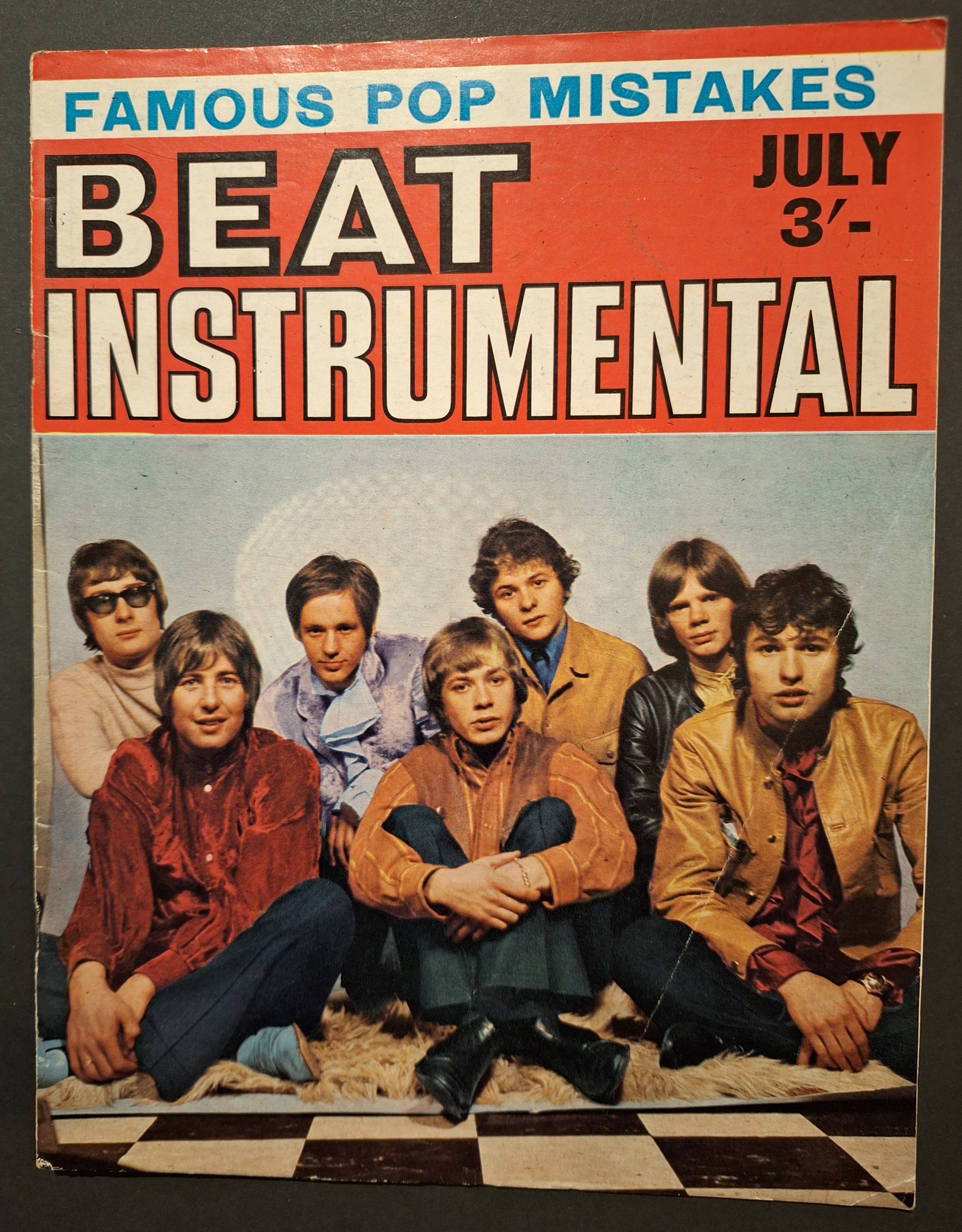 MUSIC POP MAGAZINE – Beat Instrumental (UK) July 1968 – Small Faces – Vintage Sixties Music Magazine